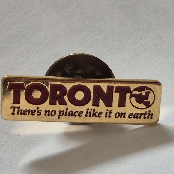 Accessories - Toronto Gold and Red Lapel Pin